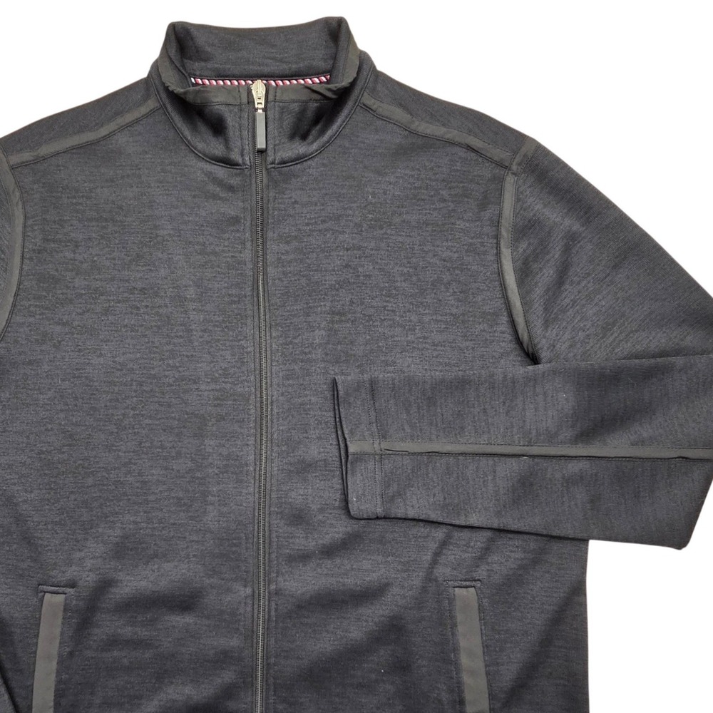 Johnston & Murphy XC4 Extreme Comfort Full Zip Jacket 74-9112 Black Mens Large